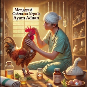 Mengatasi Cedera Kepala pada Ayam Aduan